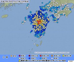 熊本　震度７